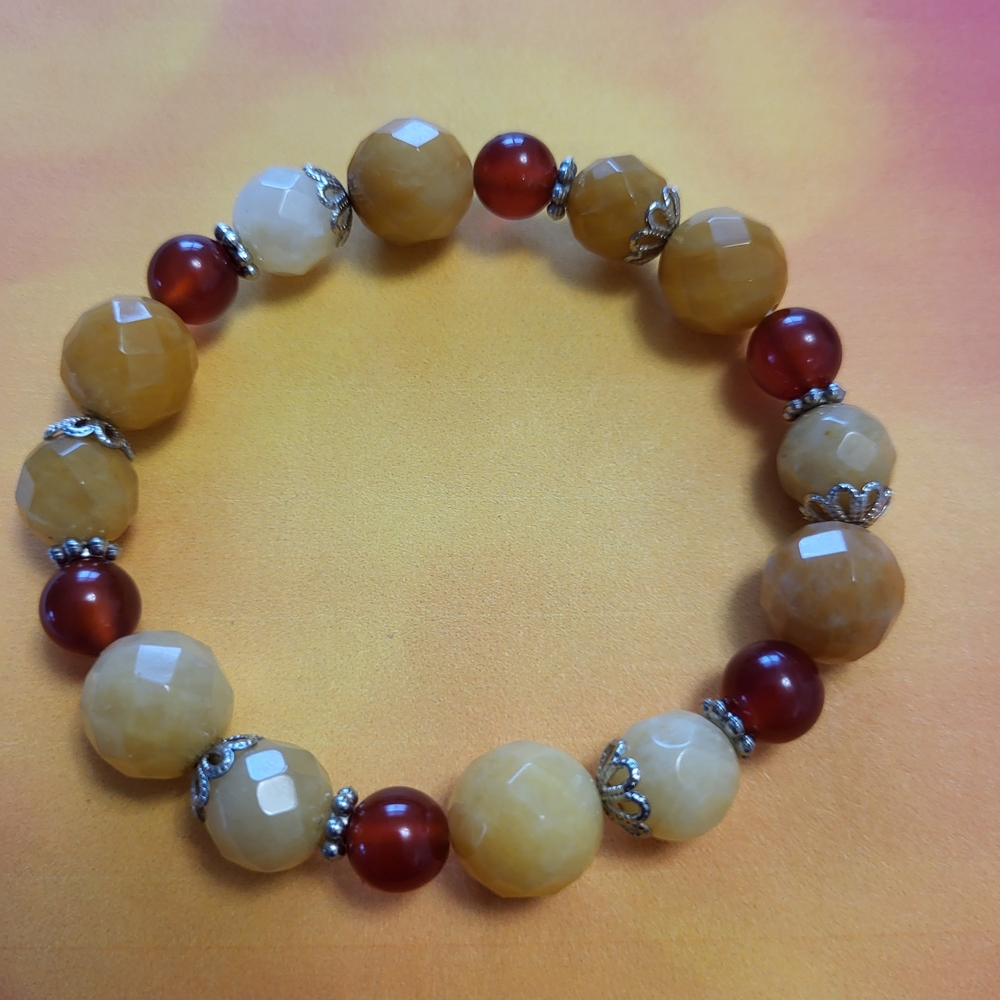 Alexandre Kalifano Naturel Gemstone Beeded Bracelet